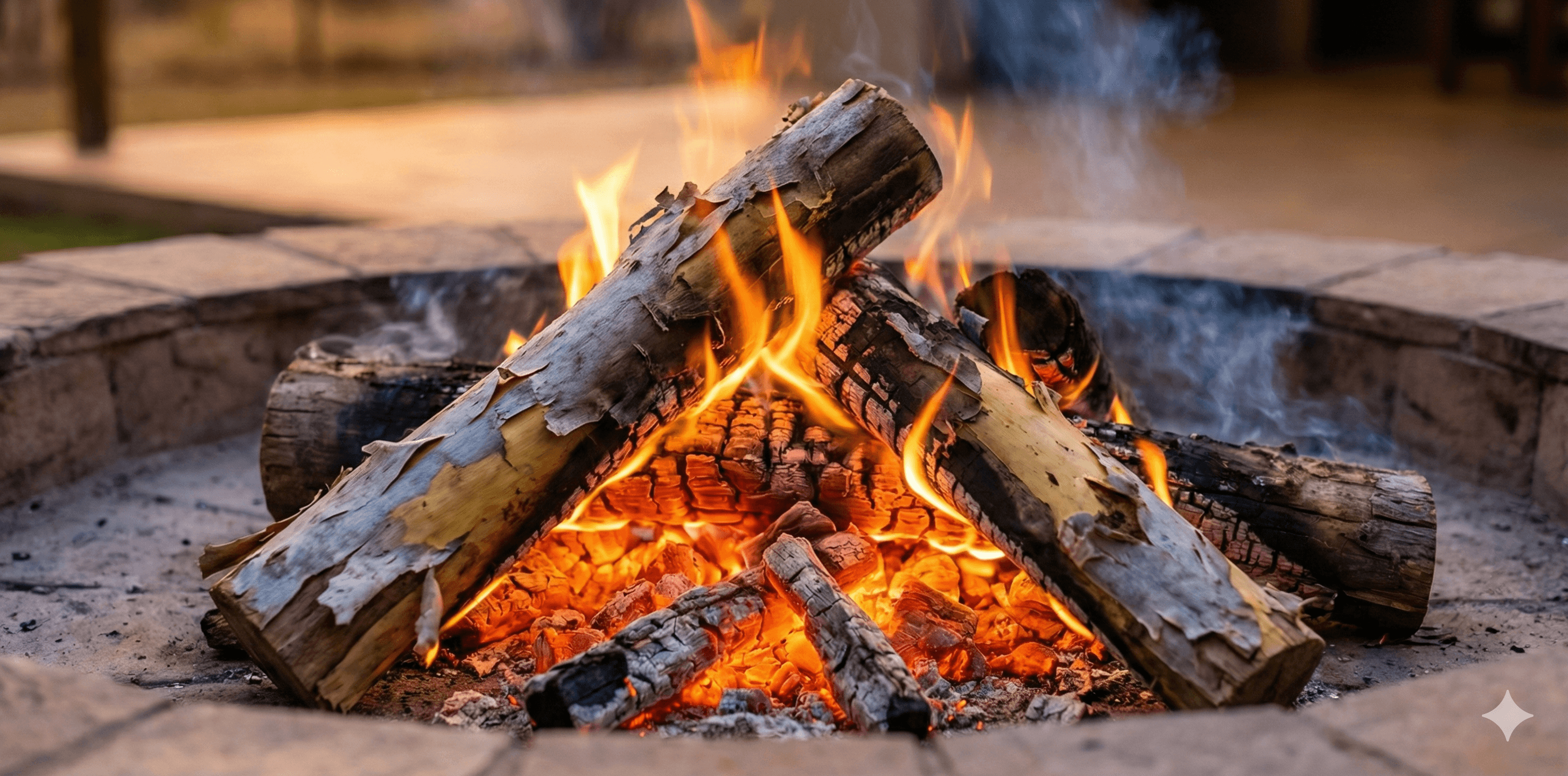 Geelhaak – how it burns, braai wood