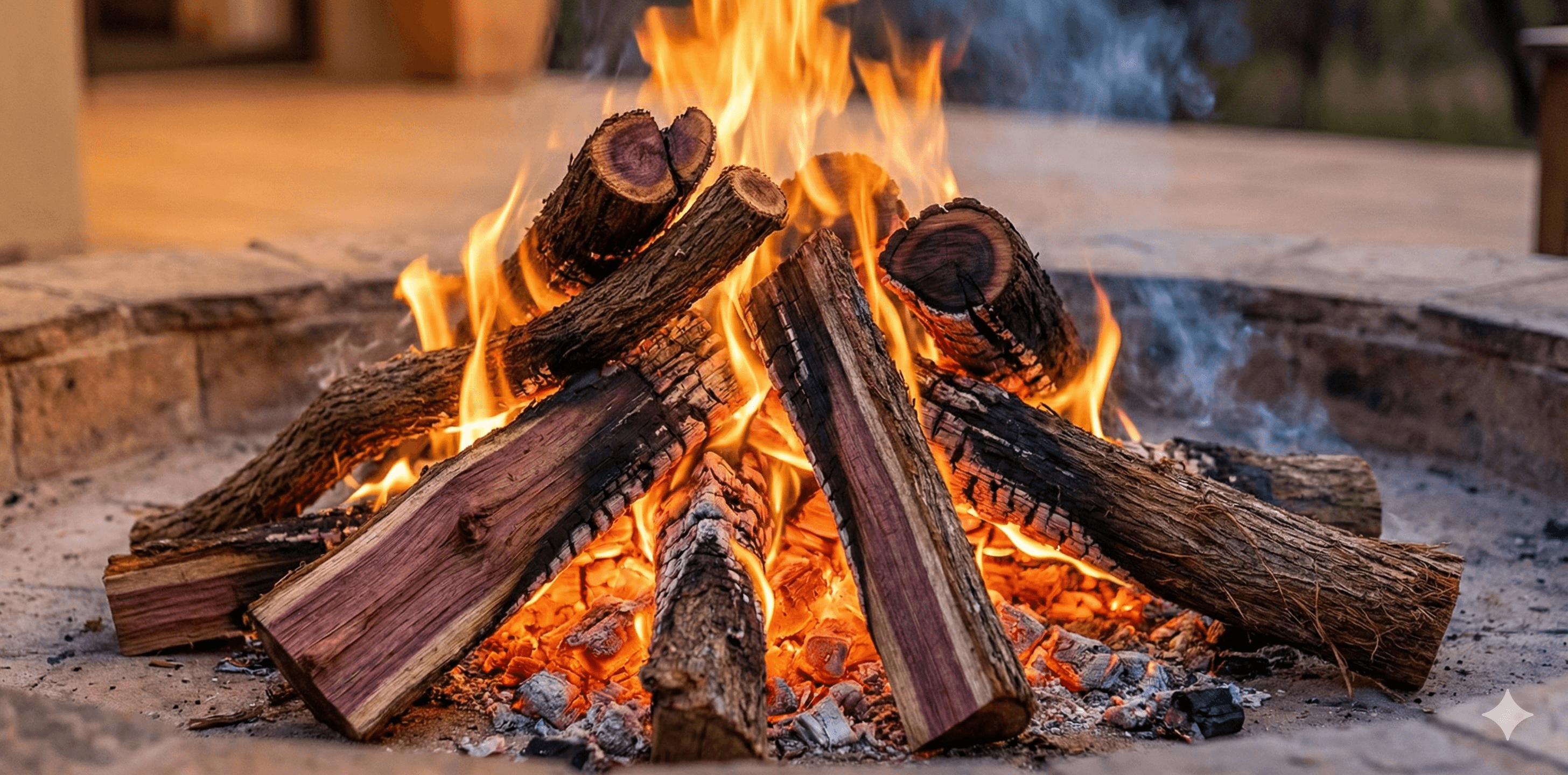 Sekelbos – how it burns, braai wood