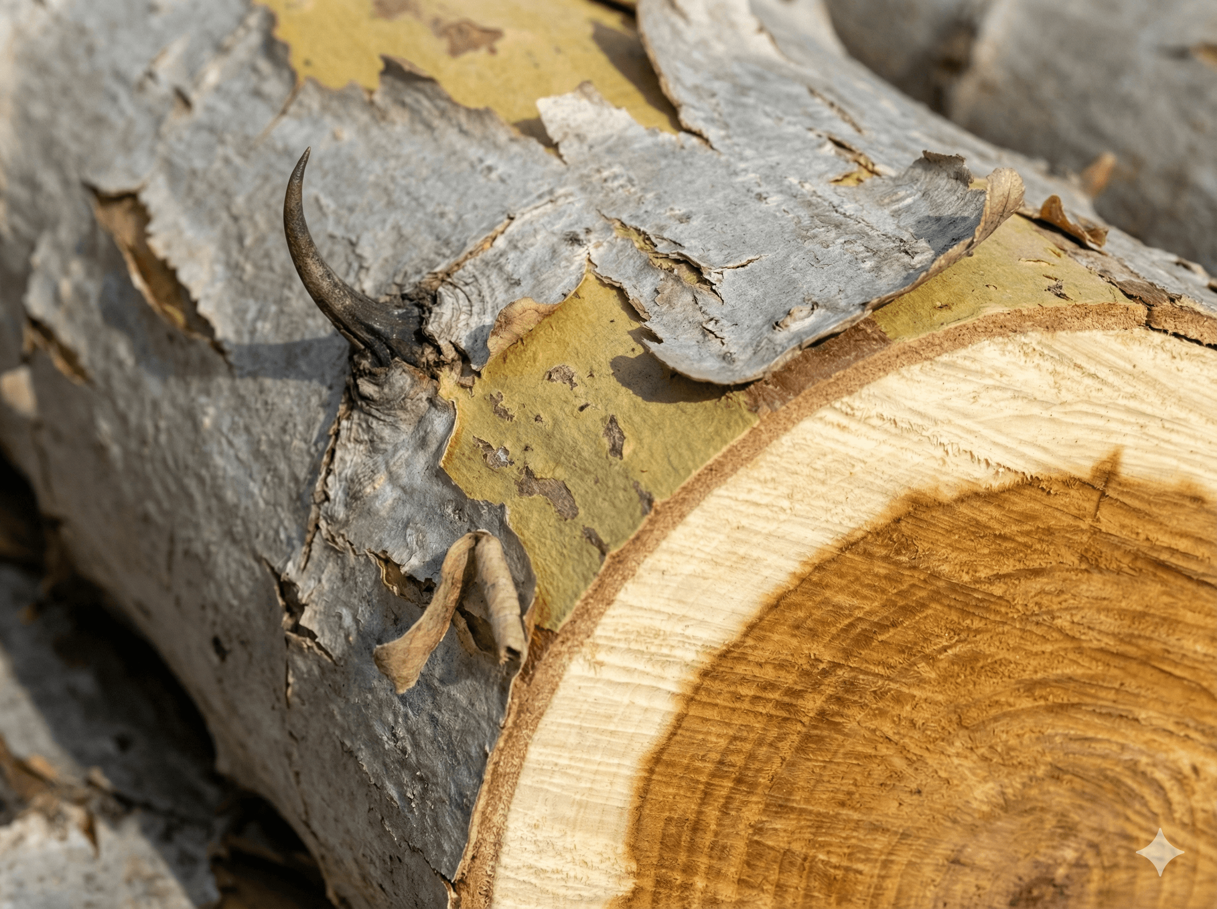 Geelhaak – bark and heartwood