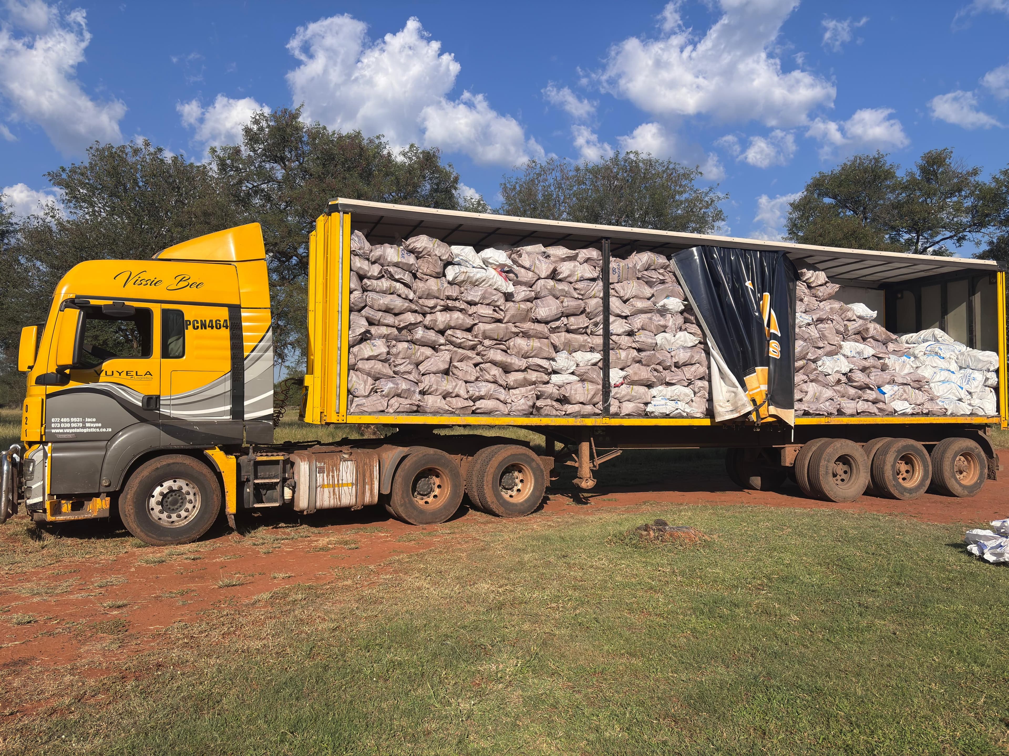 Braai wood stack – premium hardwood