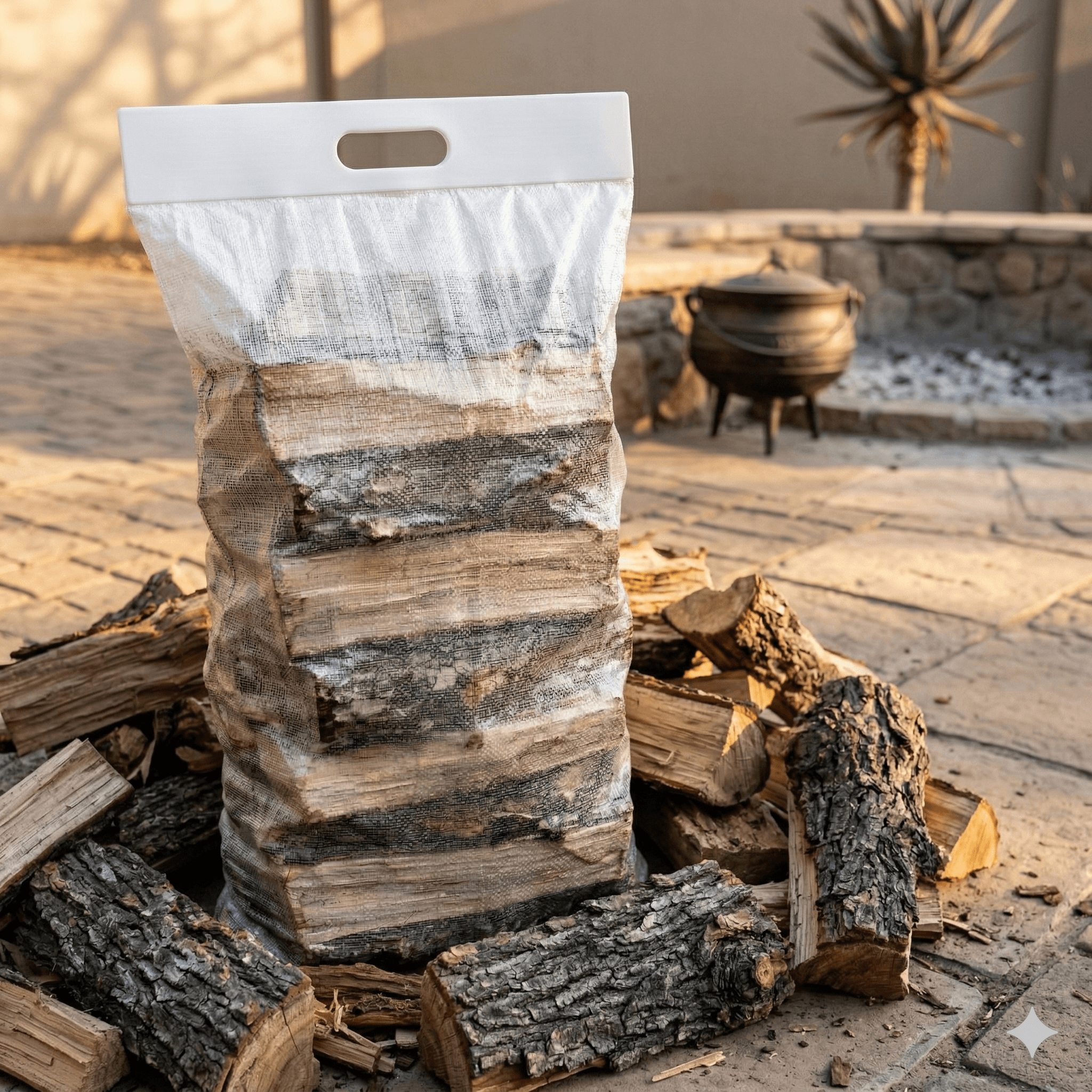 Firewood delivery and product photography