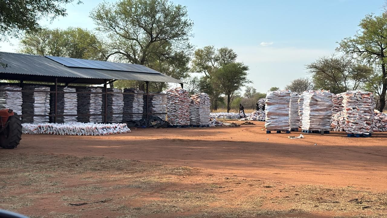 Firewood bags ready for delivery